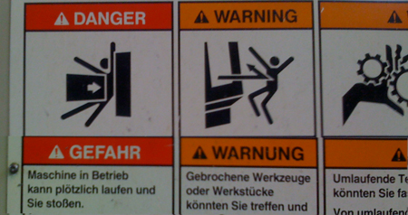 warnschild